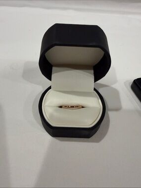 Rose Gold Women's Wedding Band 14k gold size 6 - Elegant Minimalist Ring